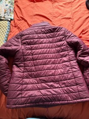 Eddie Bauer Quilted Puffer Jacket in Plum